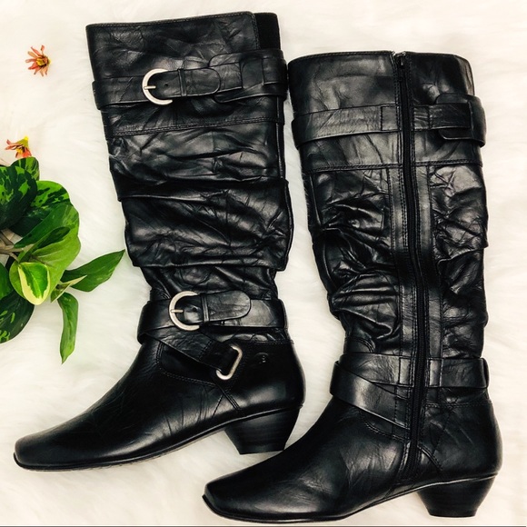 Josef Seibel Shoes - NWOT Josef Seibel Black Slouchy Buckled- Shoe